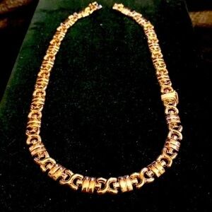 Gold Magnificent necklace white gold 14K as unisex design